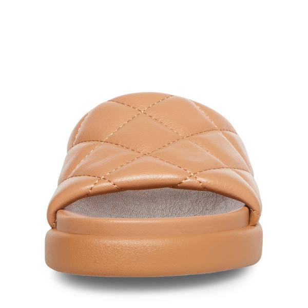 Steve Madden Abell Tan Women's Sandals Brown | SM-352RS