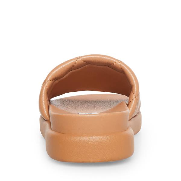 Steve Madden Abell Tan Women's Sandals Brown | SM-352RS