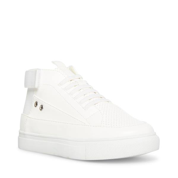 Steve Madden Achangee Kids' Sneakers White | SM-097RW