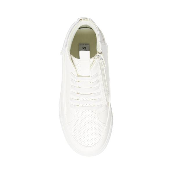 Steve Madden Achangee Kids' Sneakers White | SM-097RW