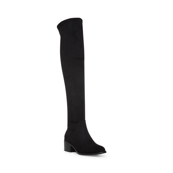 Steve Madden Aggie Women's Boots Black | SM-587XZ