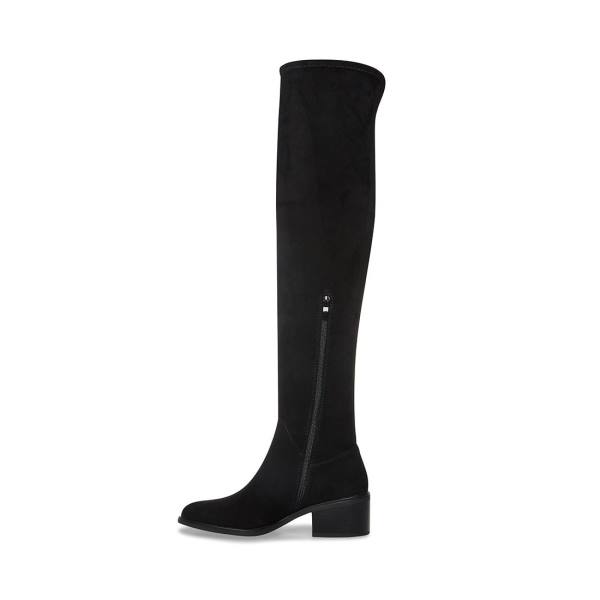 Steve Madden Aggie Women's Boots Black | SM-587XZ