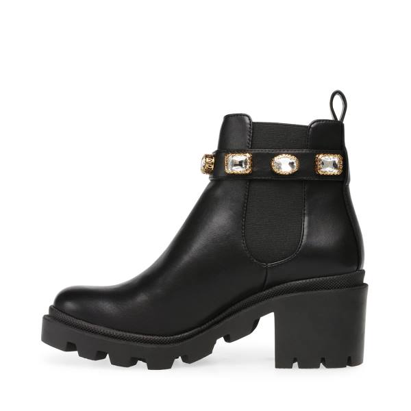 Steve Madden Amulet Women's Booties Black | SM-375PQ