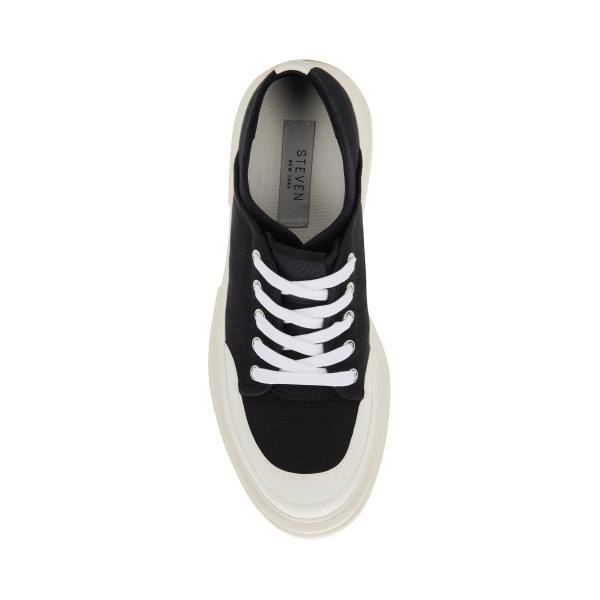 Steve Madden Avah Canvas Women's Sneakers Black | SM-306EX