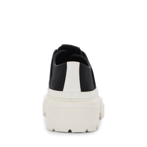 Steve Madden Avah Canvas Women's Sneakers Black | SM-306EX
