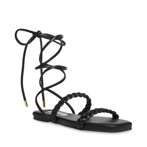 Steve Madden Bailey Women's Sandals Black | SM-890EZ
