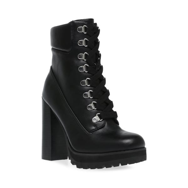 Steve Madden Beso Women's Booties Black | SM-649AL