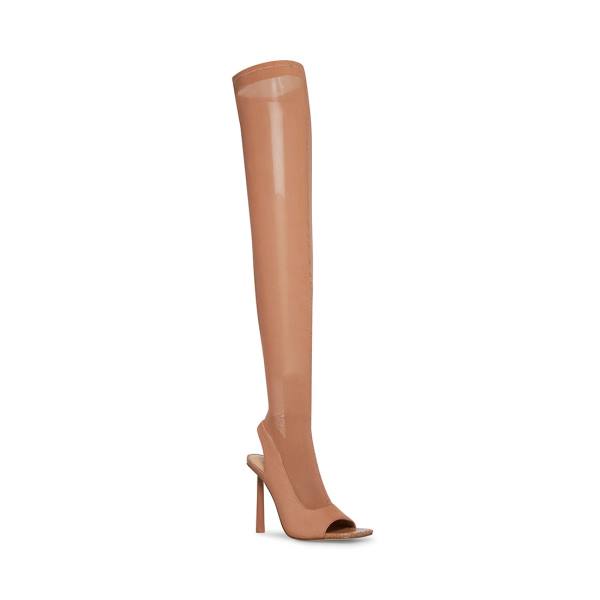 Steve Madden Beverley Blush Women's Boots Pink | SM-840XC
