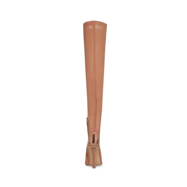Steve Madden Beverley Blush Women's Boots Pink | SM-840XC