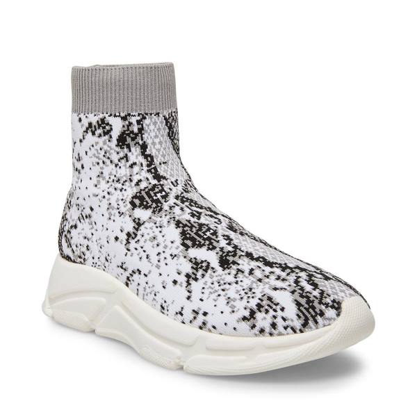 Steve Madden Bitten Snake Women's Sneakers White Snake | SM-279RC