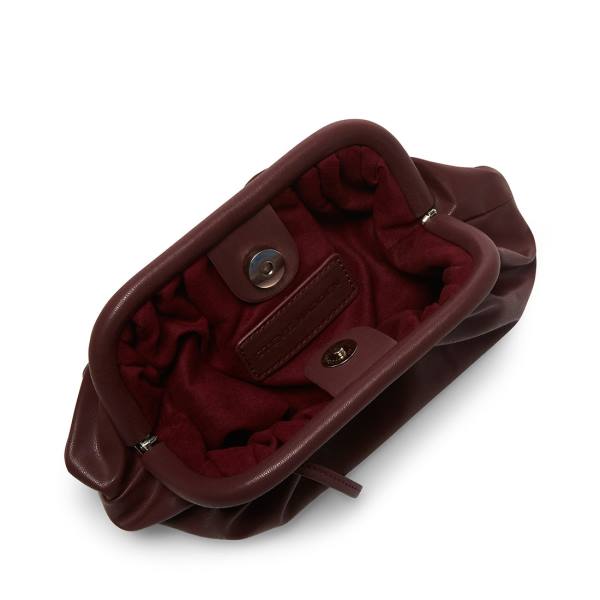 Steve Madden Bnikki Burgundy Women's Shoulder Bags Burgundy | SM-968WL