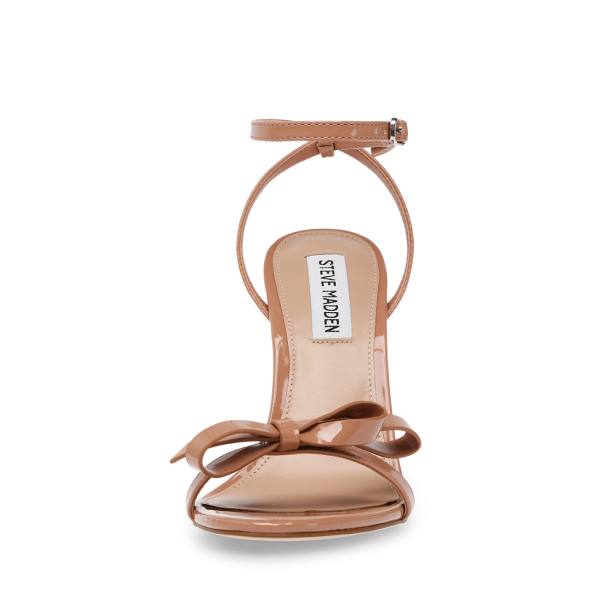 Steve Madden Bradshaw Blush Patent Women's Heels Dark Pink | SM-260ZG
