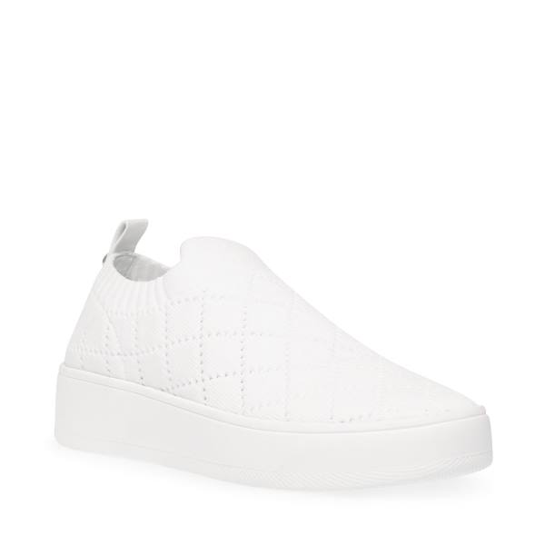 Steve Madden Branson Women's Sneakers White | SM-842XZ