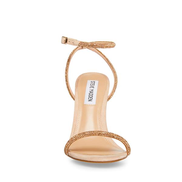 Steve Madden Breslin Blush Women's Heels Pink | SM-341VX