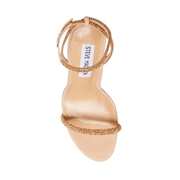 Steve Madden Breslin Blush Women's Heels Pink | SM-341VX