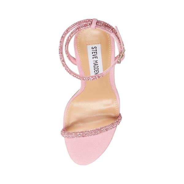 Steve Madden Breslin Women's Heels Pink | SM-849HD