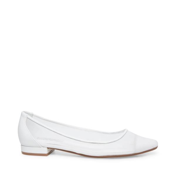 Steve Madden Bridget Women\'s Flat Shoes White Multicolor | SM-489RL