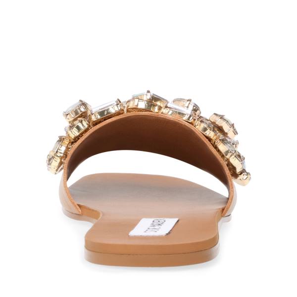 Steve Madden Brielle Tan Women's Sandals Beige | SM-153FM