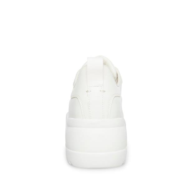 Steve Madden Briggs Women's Sneakers White | SM-267TV