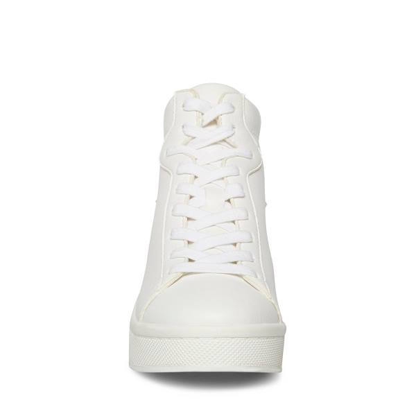 Steve Madden Brix Women's Sneakers White | SM-619UL