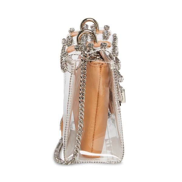 Steve Madden Bskyler Women's Crossbody Bags Clear | SM-821KJ