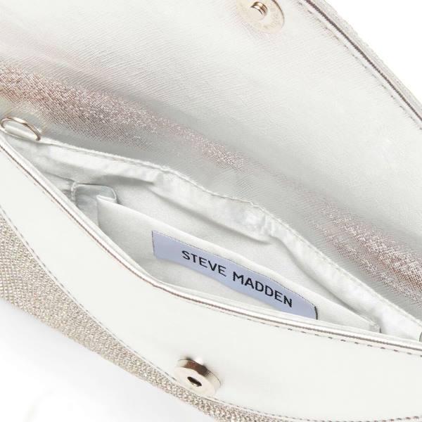 Steve Madden Bswagger Women's Crossbody Bags Silver | SM-468ZR