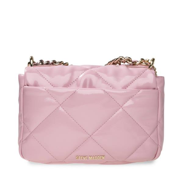 Steve Madden Bterra Patent  Women's Shoulder Bags Light Pink | SM-362FN