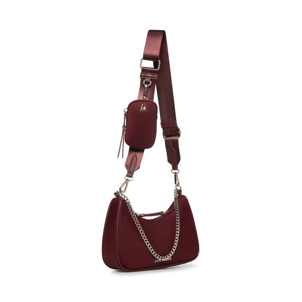 Steve Madden Bvital Burgundy Women's Shoulder Bags Burgundy | SM-756CF