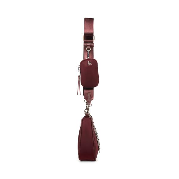 Steve Madden Bvital Burgundy Women's Shoulder Bags Burgundy | SM-756CF