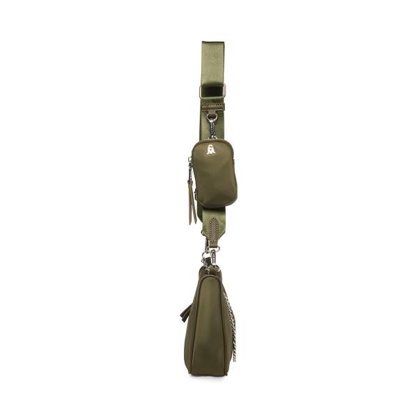 Steve Madden Bvital Women's Shoulder Bags Olive | SM-058ID