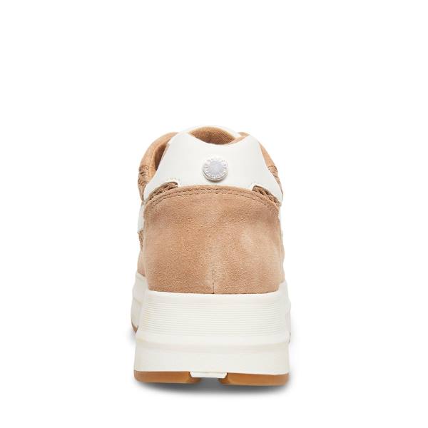 Steve Madden Carlton Sand Women's Sneakers Brown | SM-392KS