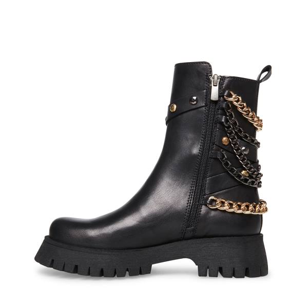Steve Madden Chain Women's Booties Black Multicolor | SM-189MA