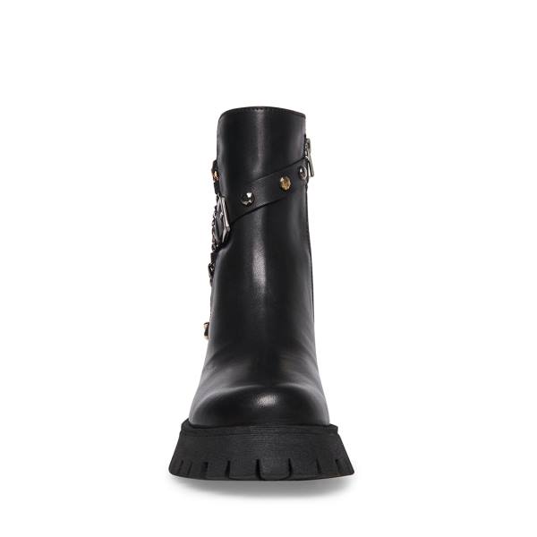 Steve Madden Chain Women's Booties Black Multicolor | SM-189MA