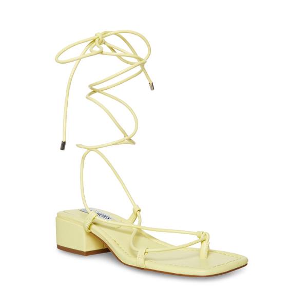 Steve Madden Claremont Women's Sandals Yellow | SM-598HU