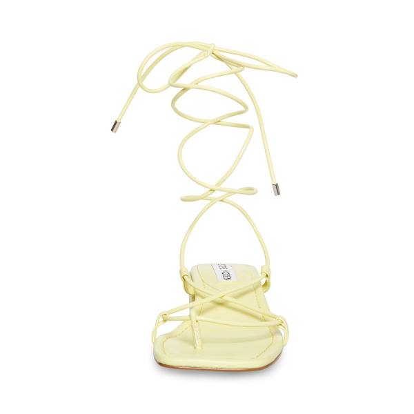 Steve Madden Claremont Women's Sandals Yellow | SM-598HU
