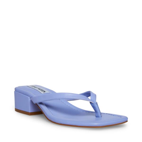 Steve Madden Claudette Periwinkle Women's Sandals Blue | SM-197UA