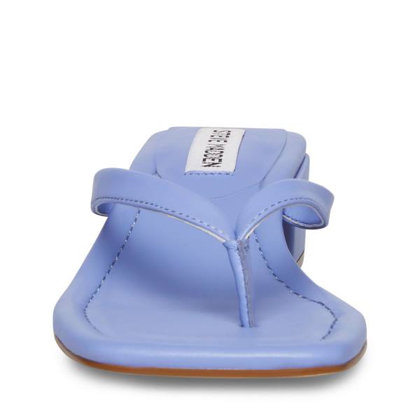 Steve Madden Claudette Periwinkle Women's Sandals Blue | SM-197UA