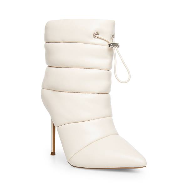 Steve Madden Cloak Bone Women's Booties Beige | SM-045DO