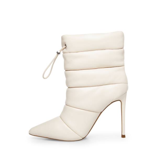 Steve Madden Cloak Bone Women's Booties Beige | SM-045DO