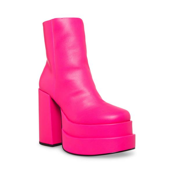 Steve Madden Cobra Women's Booties Pink | SM-617XV
