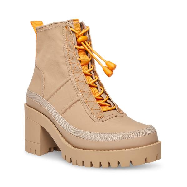 Steve Madden Contender Women's Booties Khaki Multicolor | SM-861RZ