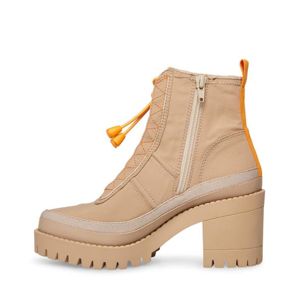 Steve Madden Contender Women's Booties Khaki Multicolor | SM-861RZ