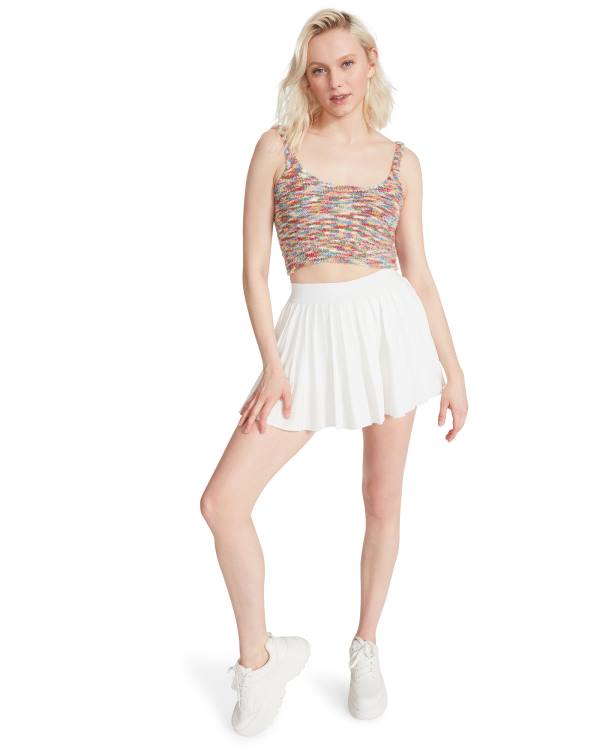 Steve Madden Cozy Knit Tank Women's Tops Red | SM-803XR