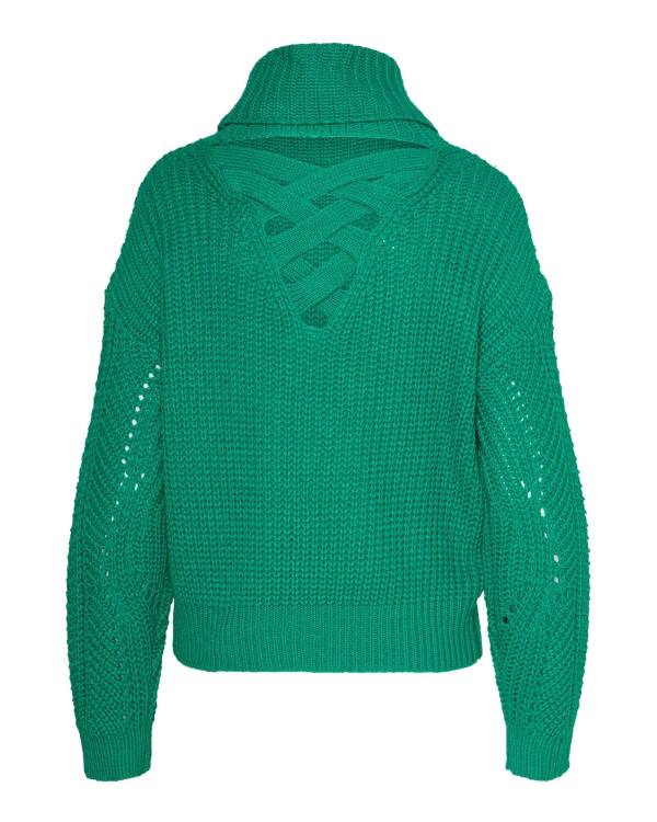 Steve Madden Cross Back Turtleneck Sweater Women's Tops Green | SM-280QC
