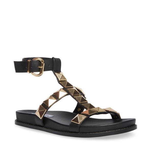 Steve Madden Daft Women's Sandals Black | SM-875PE