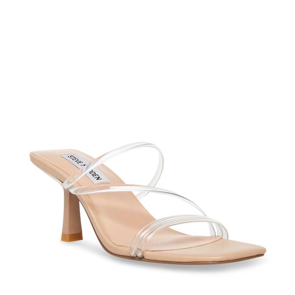 Steve Madden Demi Women's Heels Clear | SM-062YW