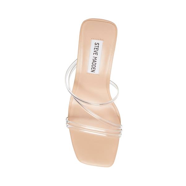 Steve Madden Demi Women's Heels Clear | SM-062YW