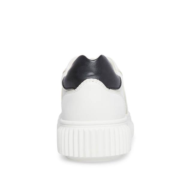 Steve Madden Dillyn Women's Sneakers White Black | SM-267GX