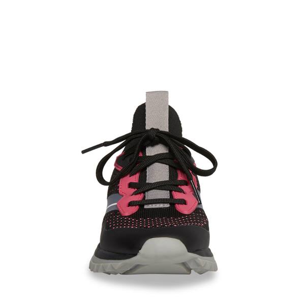 Steve Madden Dribble Women's Sneakers Black Multicolor | SM-980HF