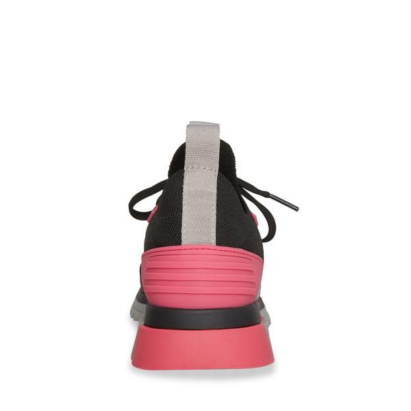 Steve Madden Dribble Women's Sneakers Black Multicolor | SM-980HF